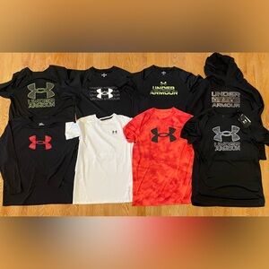 Lot Under Armour youth XL Boys tween teen XLY tops hoodie sport heat gear
